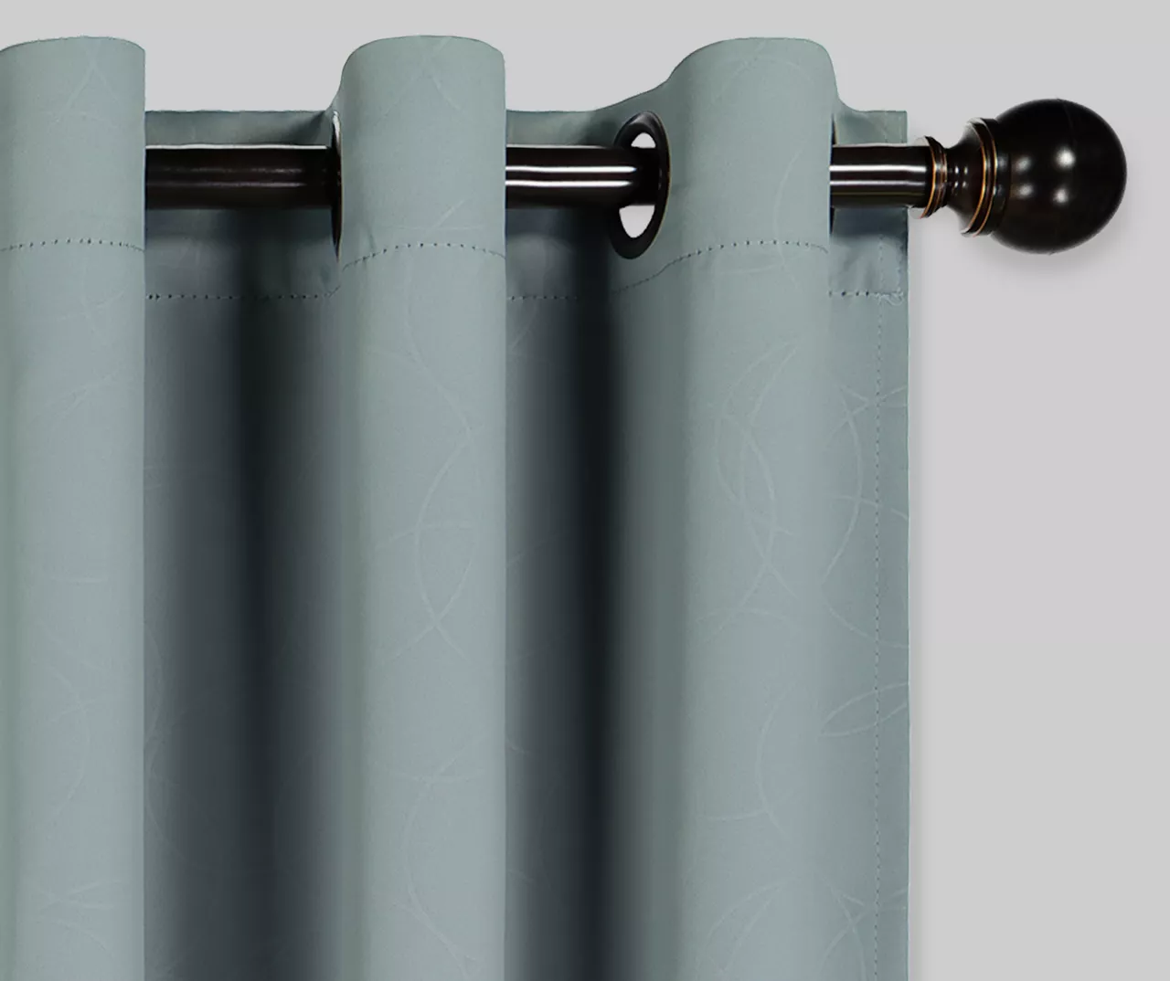 Eclipse Round & Round Blackout Grommet Curtain Panel - Image 4
