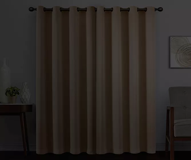 Round & Round Blue River Blackout Grommet Curtain Panel, (84") - Image 5