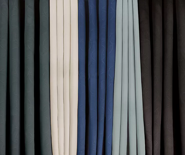 Round & Round Blue River Blackout Grommet Curtain Panel, (84") - Image 6