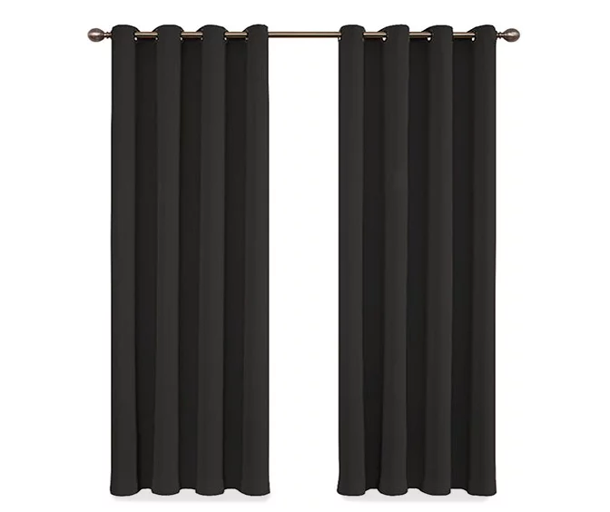 Eclipse Round & Round Blackout Grommet Curtain Panel - Image 20