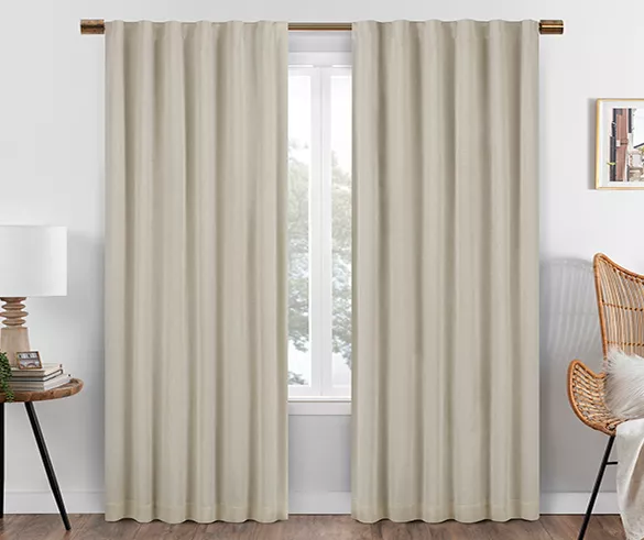 Eclipse Nora Blackout Rod Pocket Curtain Panel - Image 14