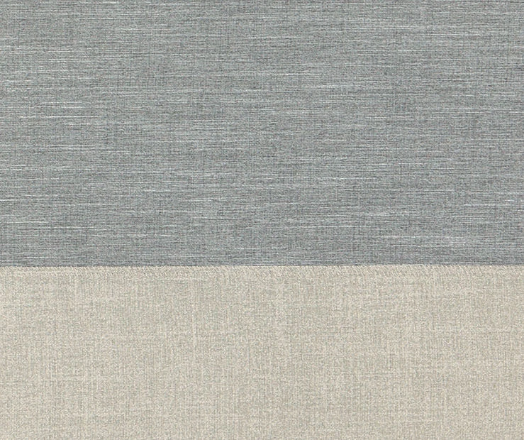 Monty Ivory & Charcoal Blackout Grommet Curtain Panel, (63") - Image 5