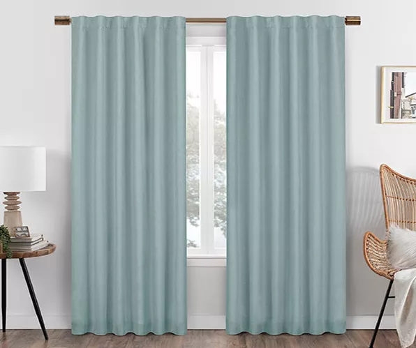 Eclipse Nora Blackout Rod Pocket Curtain Panel - Image 10