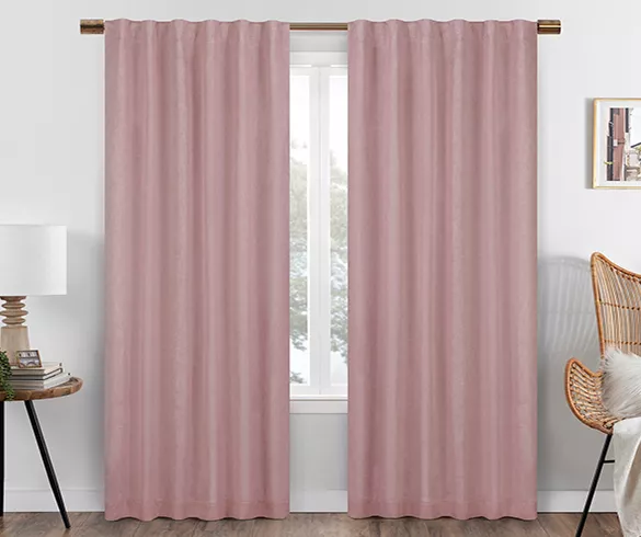 Eclipse Nora Blackout Rod Pocket Curtain Panel - Image 3