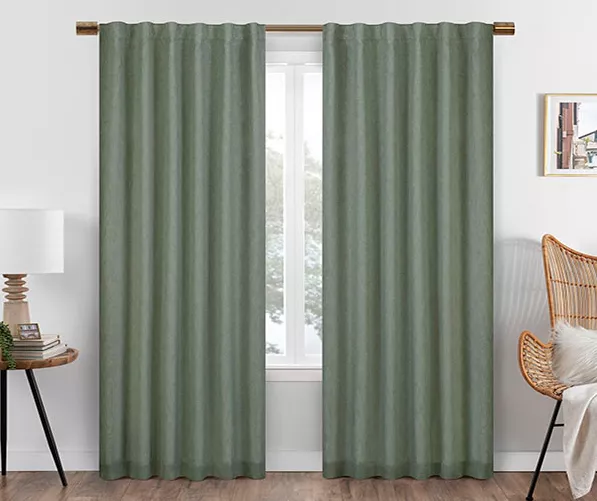 Eclipse Nora Blackout Rod Pocket Curtain Panel - Image 6