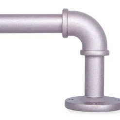 Adler Pewter 3/4" Indoor/Outdoor Curtain Rod, (42"-120")