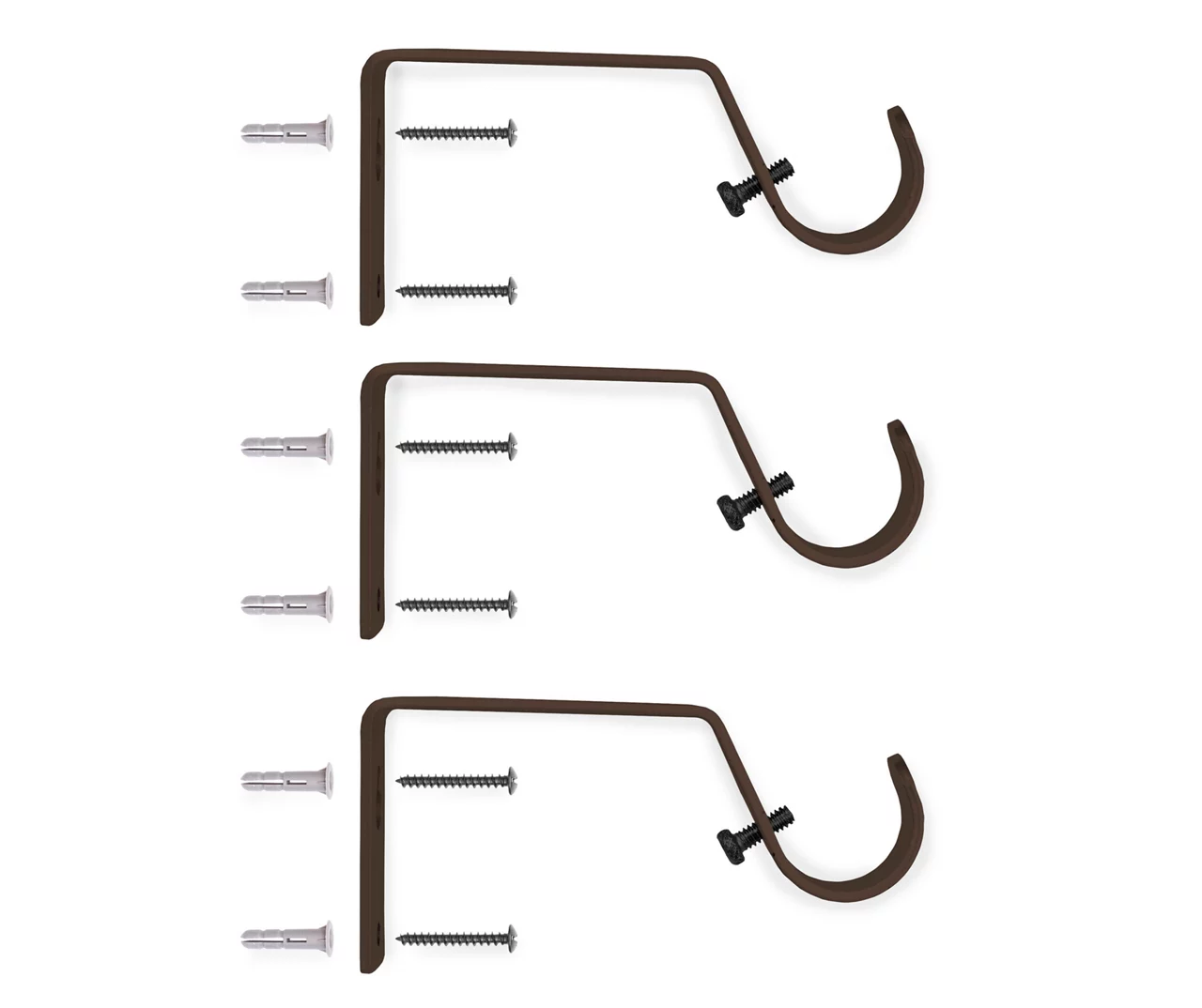 Hailey Oil Rubbed Bronze 1" Curtain Rod, (42"-120") - Image 2