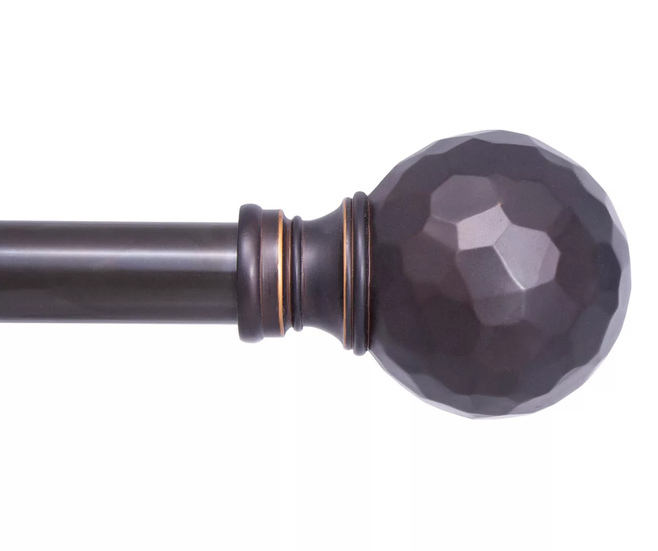 Hailey Oil Rubbed Bronze 1" Curtain Rod, (42"-120")