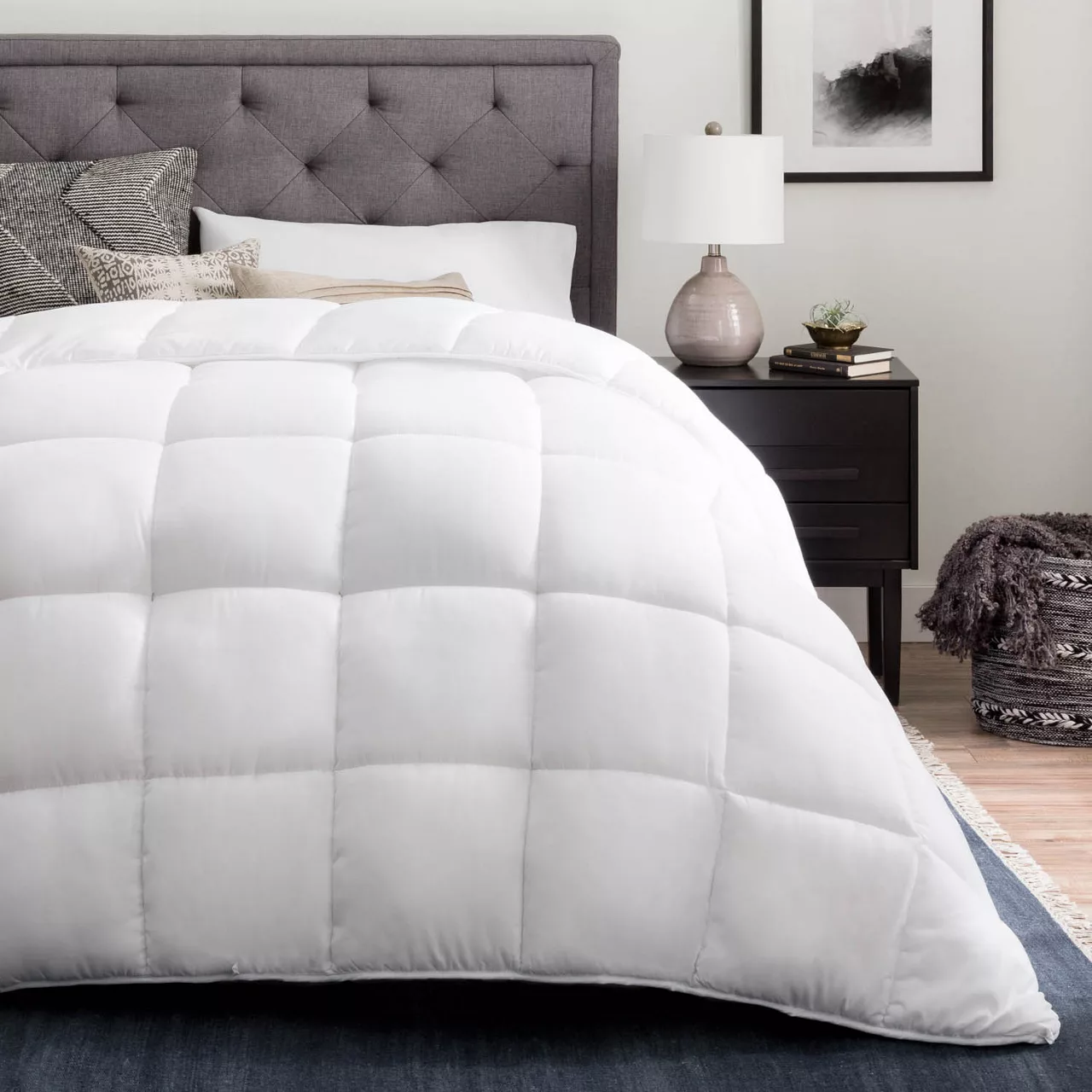 Brookside White Down Alternative Quilted Comforter - Image 3