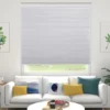 White Blackout Cordless Cellular Shade