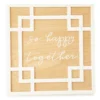 "So Happy Together" Geo Framed Plaque