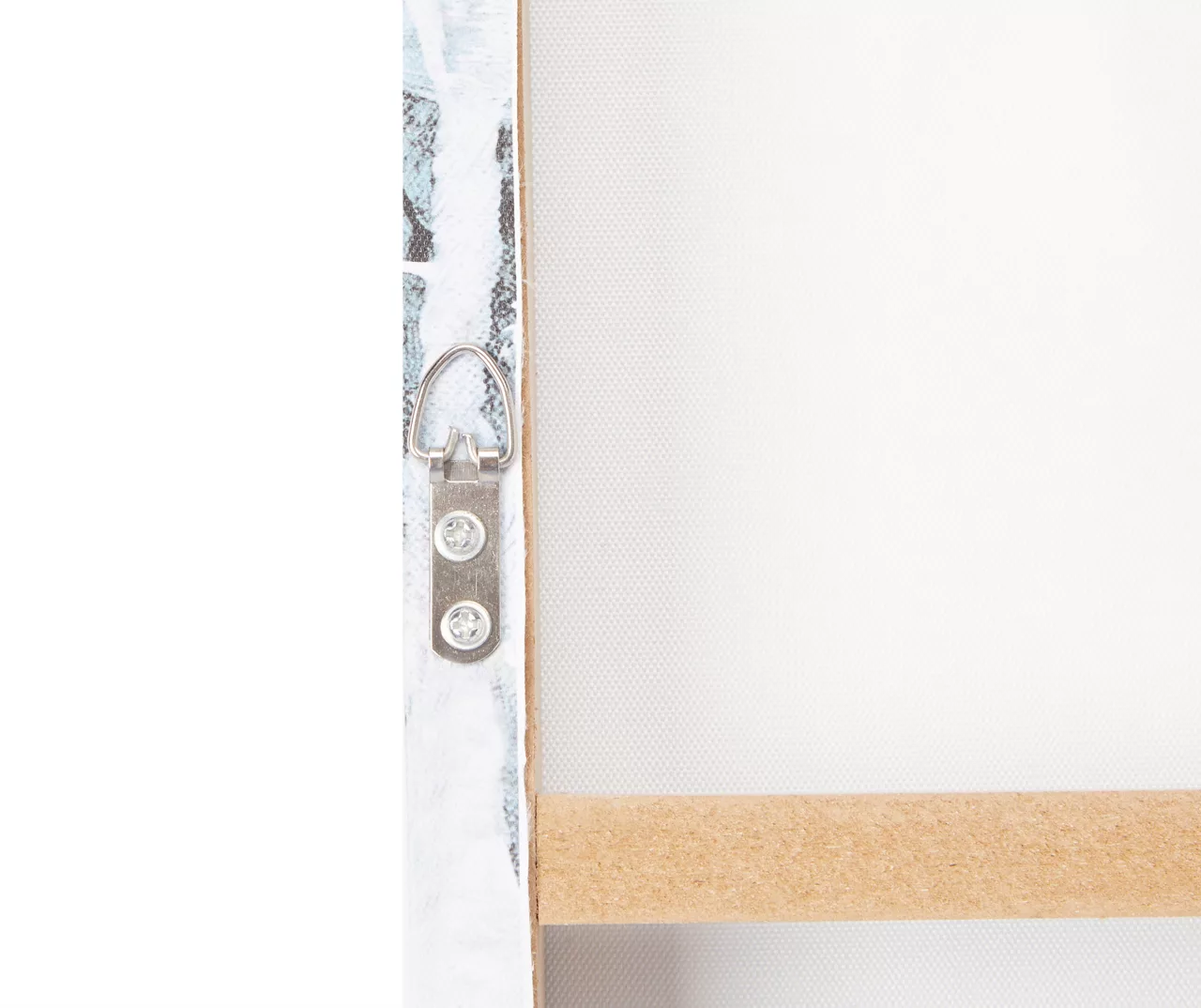 Blue Abstract Stretched Canvas - Image 4