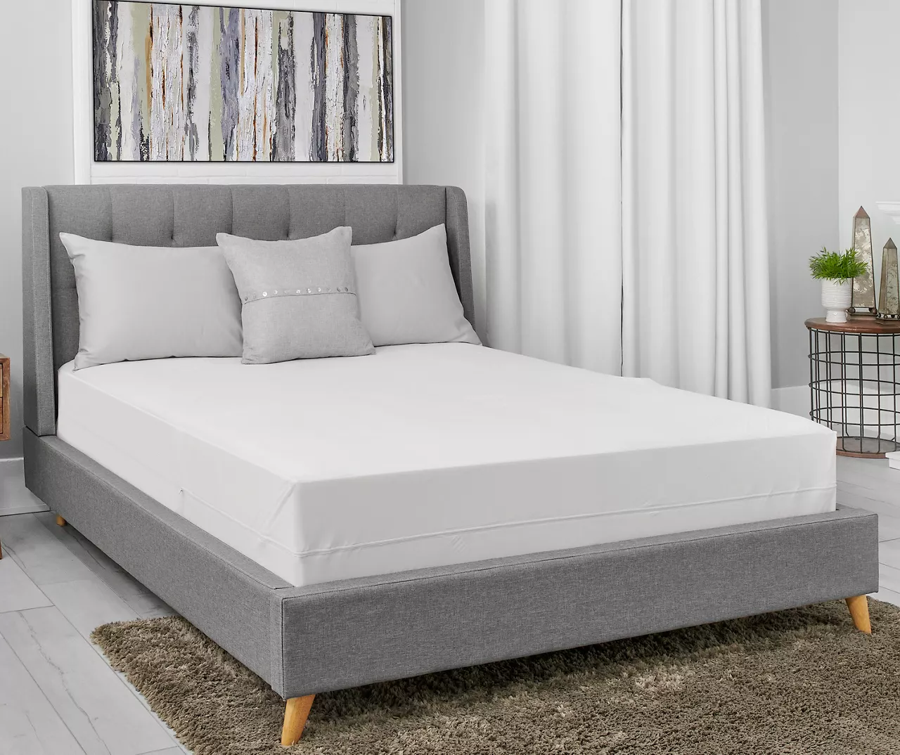 Real Living Vinyl Zippered Mattress Protector - Image 14