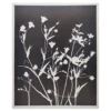 Black Floral Framed 2-Piece Canvas Set