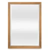Medium Two-Tone Wood Mirror, (26" X 32")
