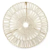 White Round Woven Wall Decor