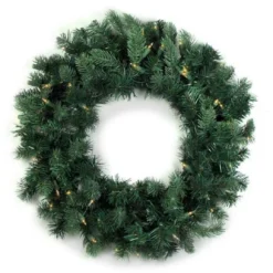 24" Washington Frasier Fir Light-Up Wreath