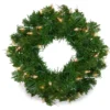 12" Deluxe Windsor Pine Light-Up Wreath