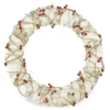 18" Burlap & Berry Light-Up Wreath