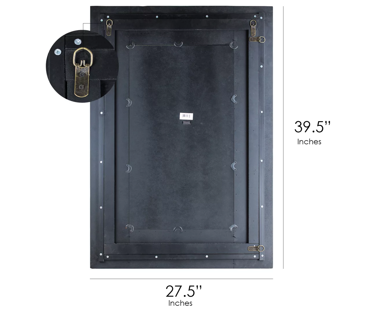 Rustic Plank Farmhouse Mirror - Image 6