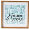 "Welcome Home" Framed Art