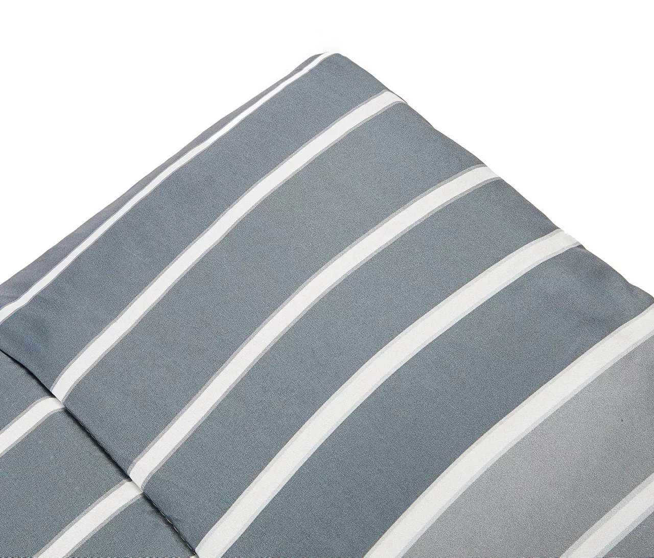 Real Living Alister Gray Striped Reversible Comforter Set - Image 3