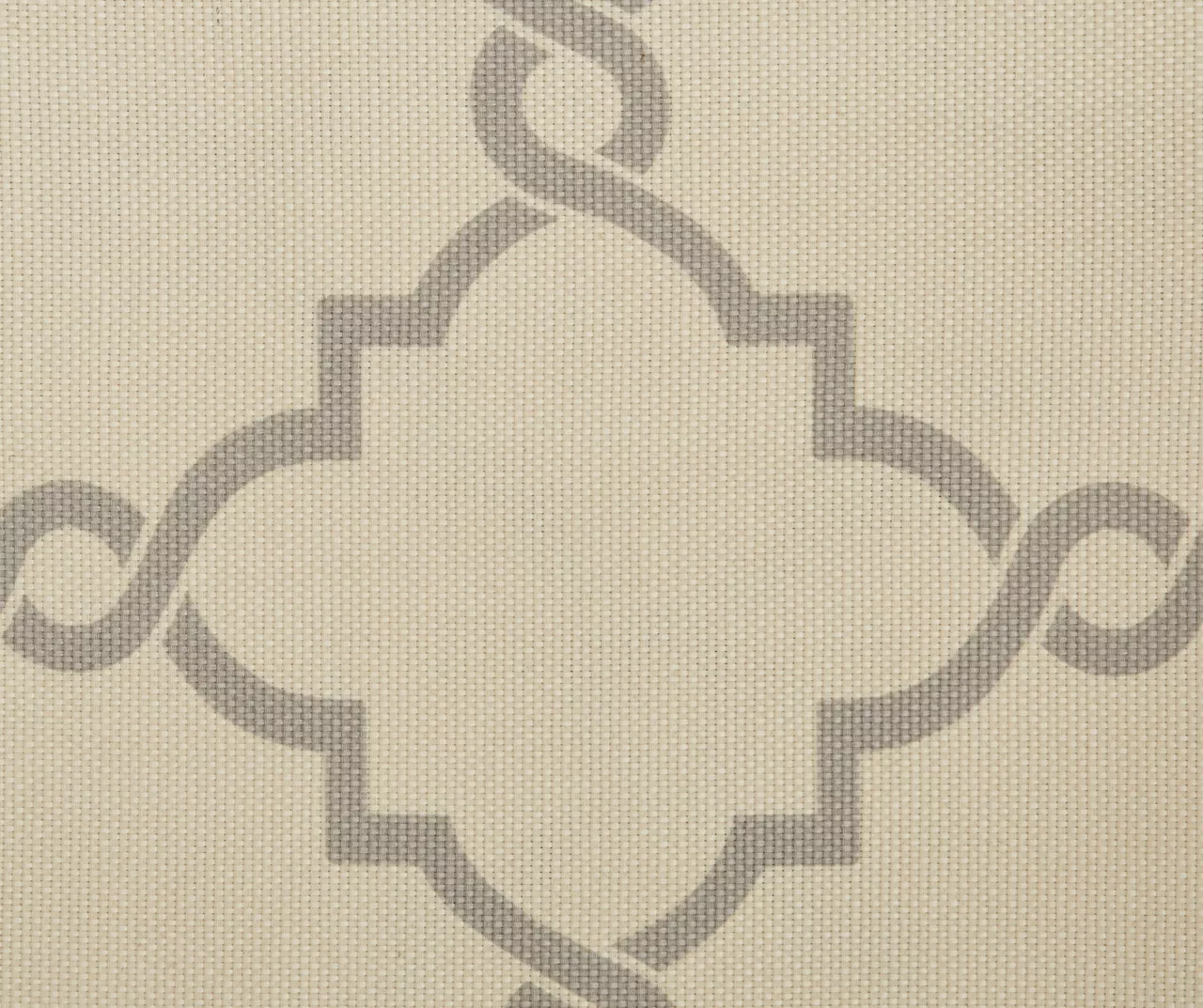 Sereno Fretwork Beige Light-Filtering Grommet Curtain Panel, (63") - Image 7