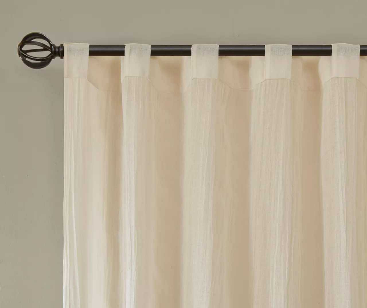 Avery Crushed Sheer Rod Pocket Curtain Panel Pair - Image 20