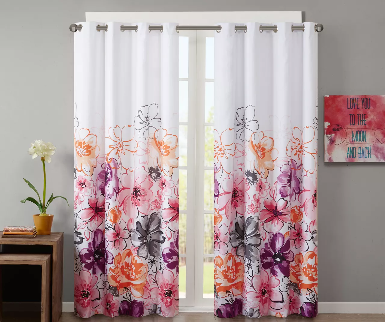 Sky Blackout Grommet Curtain Panel, (84") - Image 2