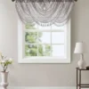 Clarissa Diamond Sheer Rod Pocket Waterfall Valance, (46")