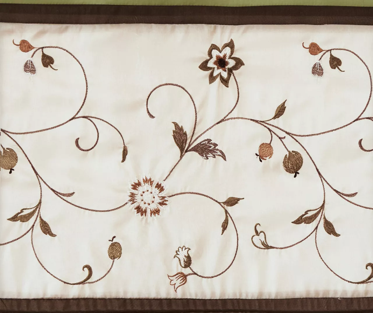 Monroe Embroidered Light-Filtering Rod Pocket Curtain Panel, (84") - Image 20