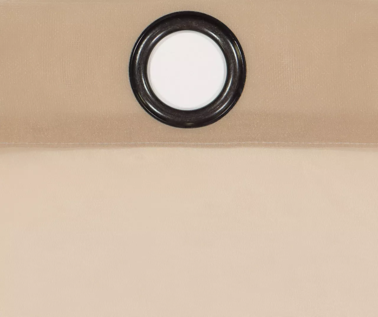 Curtain Fresh Latte Sheer Grommet Curtain Panel, (63") - Image 6