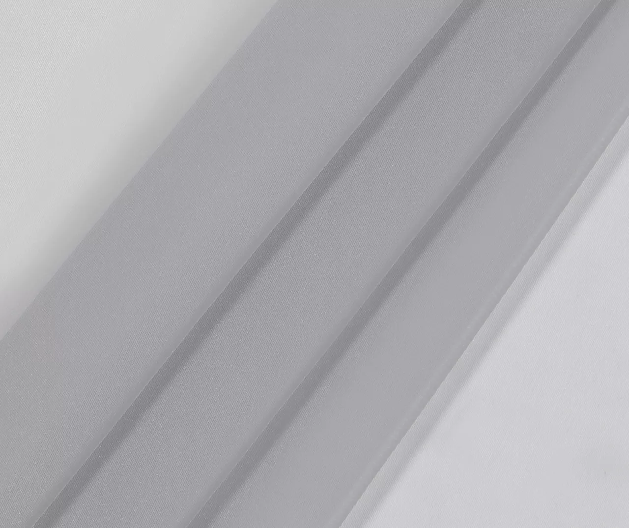 Curtain Fresh Light Gray Sheer Grommet Curtain Panel, (84") - Image 6