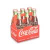 Coca-Cola Glass Bottle In Carrier Lacquer Plaque