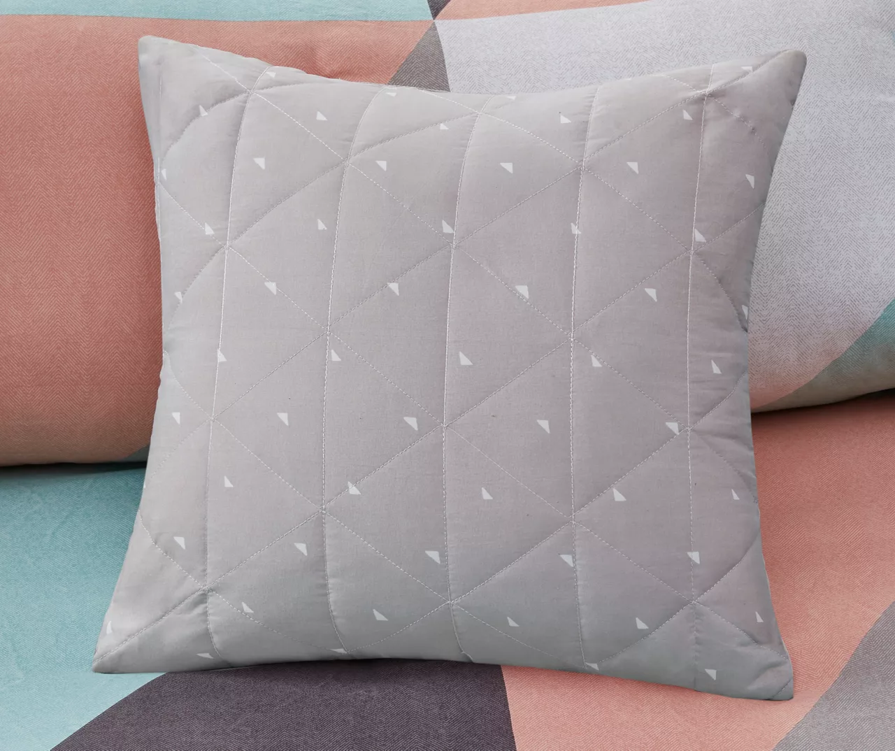 Zuri Aqua Reversible Comforter Set - Image 14