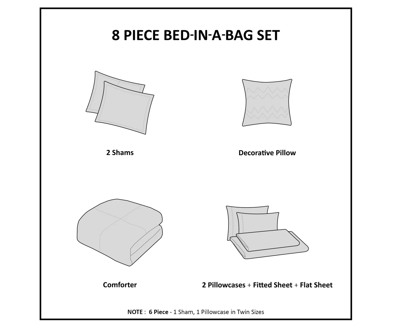 Zuri Aqua Reversible Comforter Set - Image 19