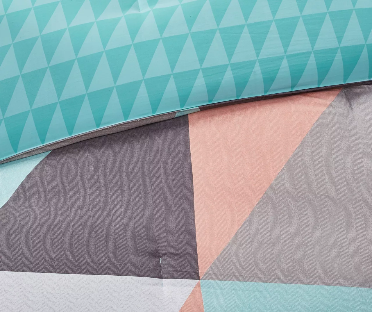 Zuri Aqua Reversible Comforter Set - Image 9