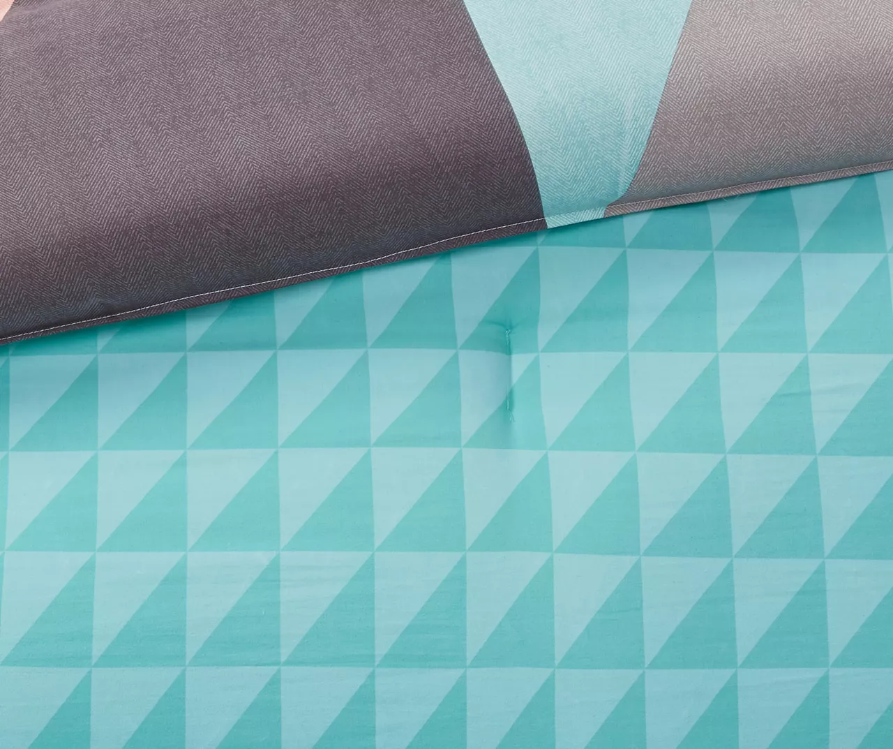Zuri Aqua Reversible Comforter Set - Image 10