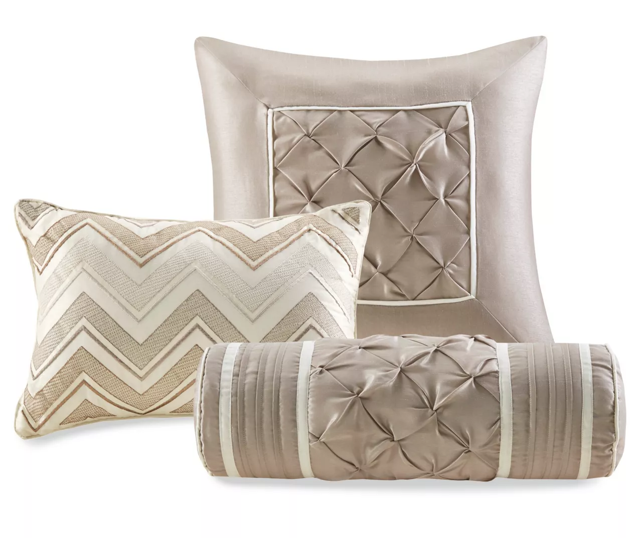 Piedmont Ivory Tufted King 7-Piece Comforter Set - Image 11