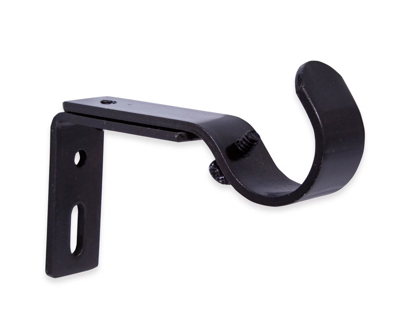 Legacy Brown-Black Adjustable Curtain Rod Brackets, 2-Pack - Image 2