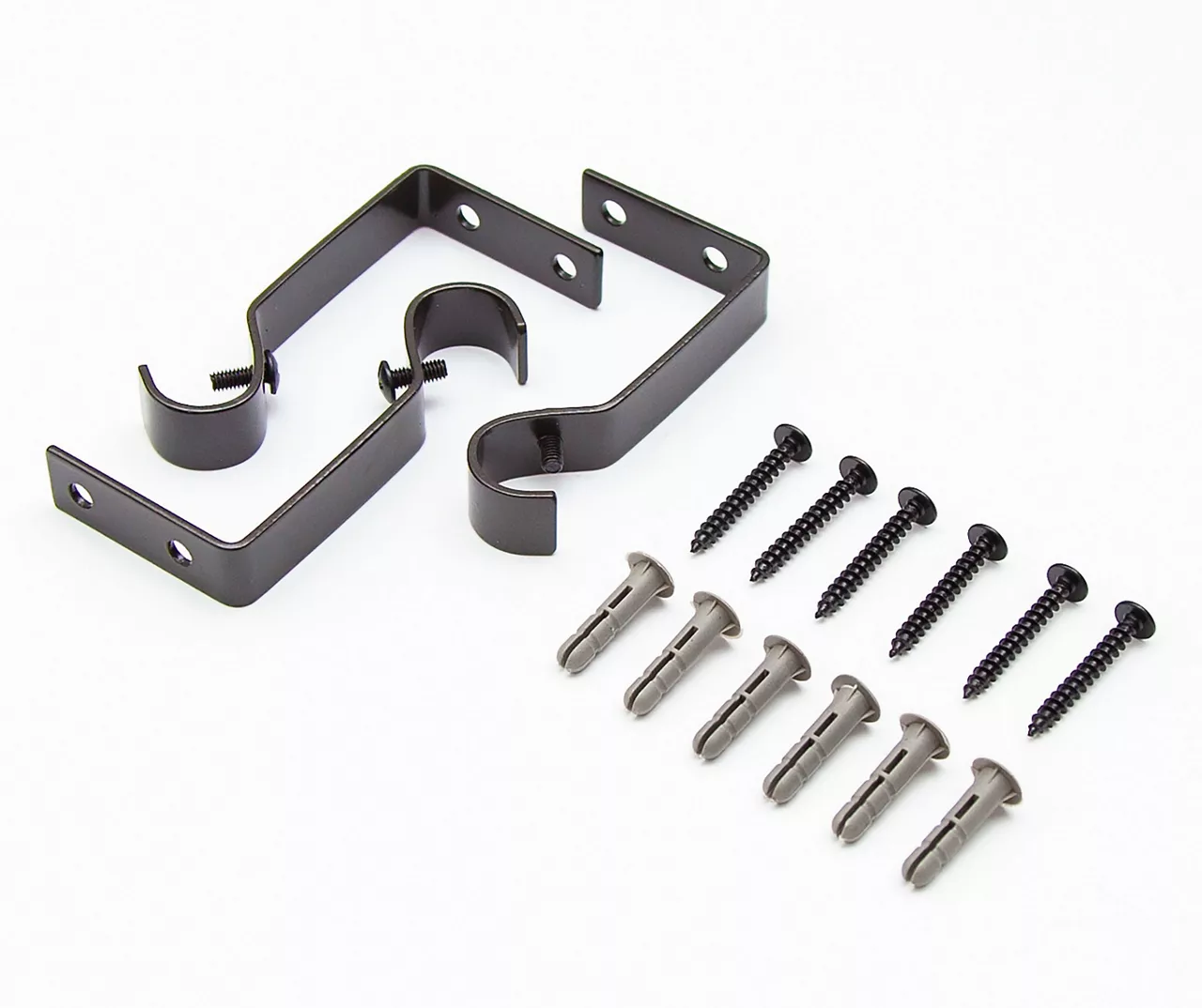 Mavis Oil Rubbed Bronze 5/8" Steel Decorative Curtain Rod, (36" - 66") - Image 2