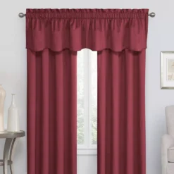 Eclipse Burgundy Canova Room Darkening Thermal Valance