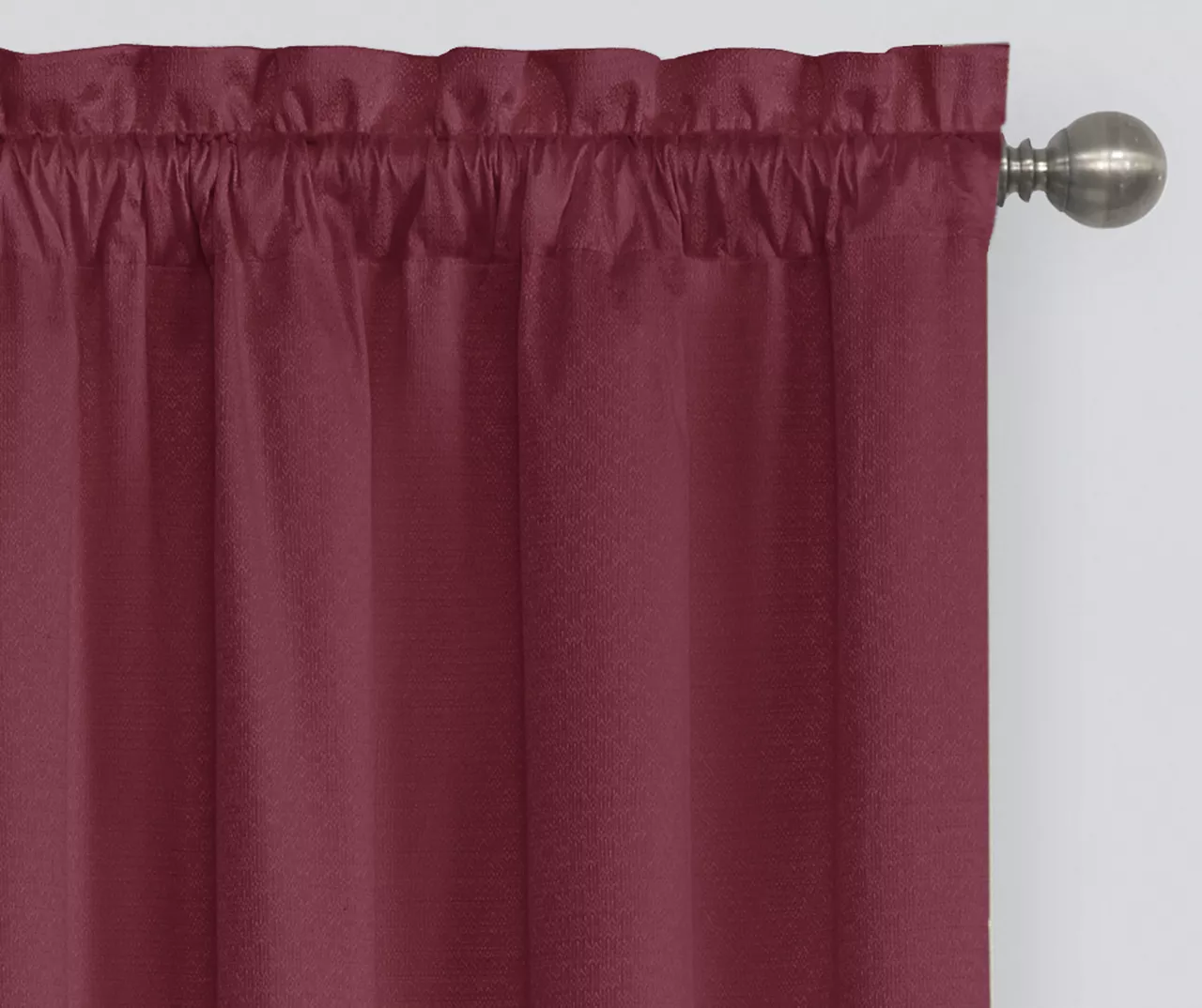 Eclipse Burgundy Canova Room Darkening Thermal Valance - Image 3
