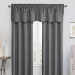 Eclipse Charcoal Canova Room Darkening Thermal Valance