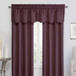 Eclipse Plum Canova Room Darkening Thermal Valance