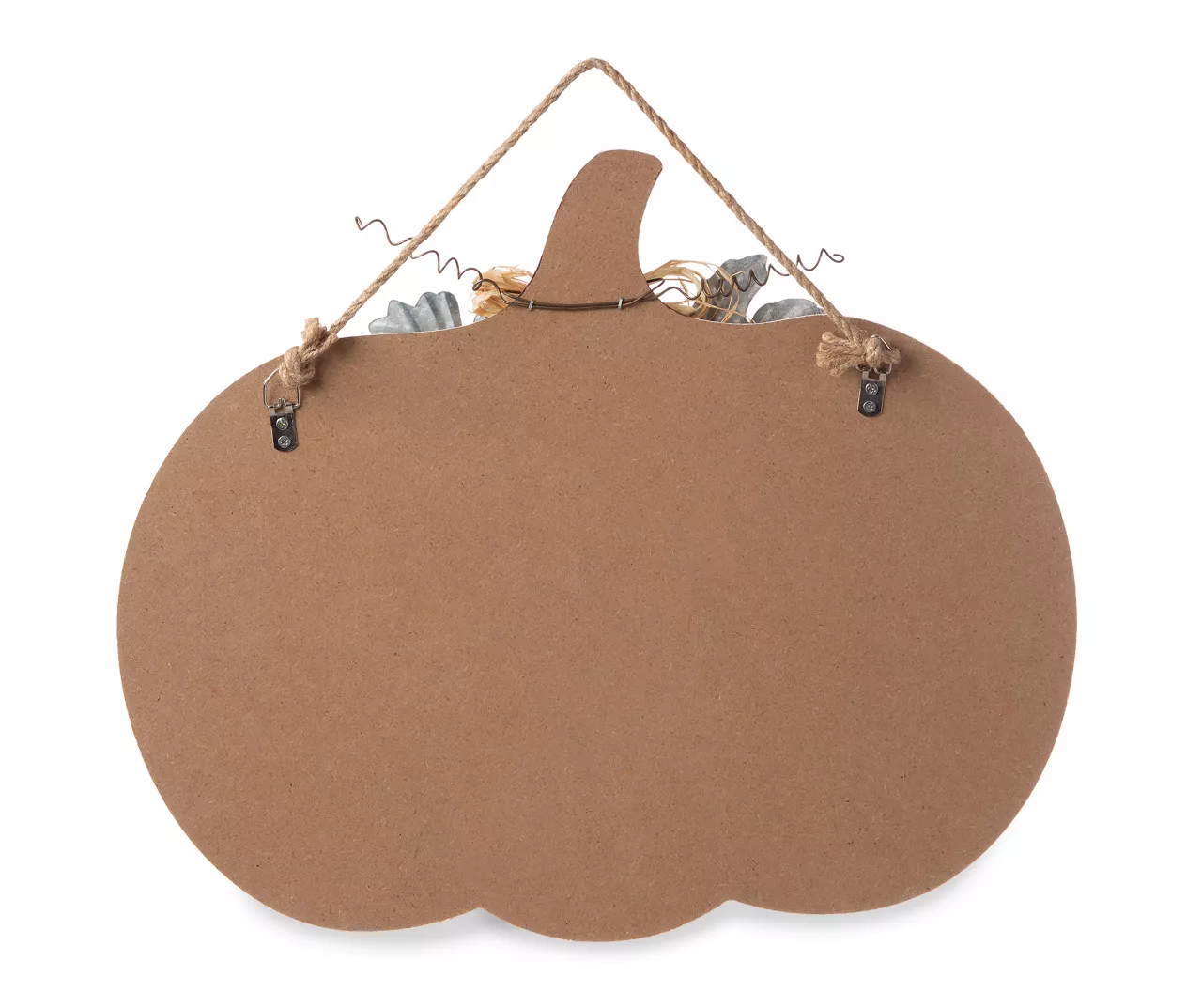 "Welcome" White Pumpkin Hanging Wall Decor - Image 3