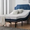 Lucid Comfort Collection 10" Hybrid Memory Foam Mattress & Adjustable Bed Base Set