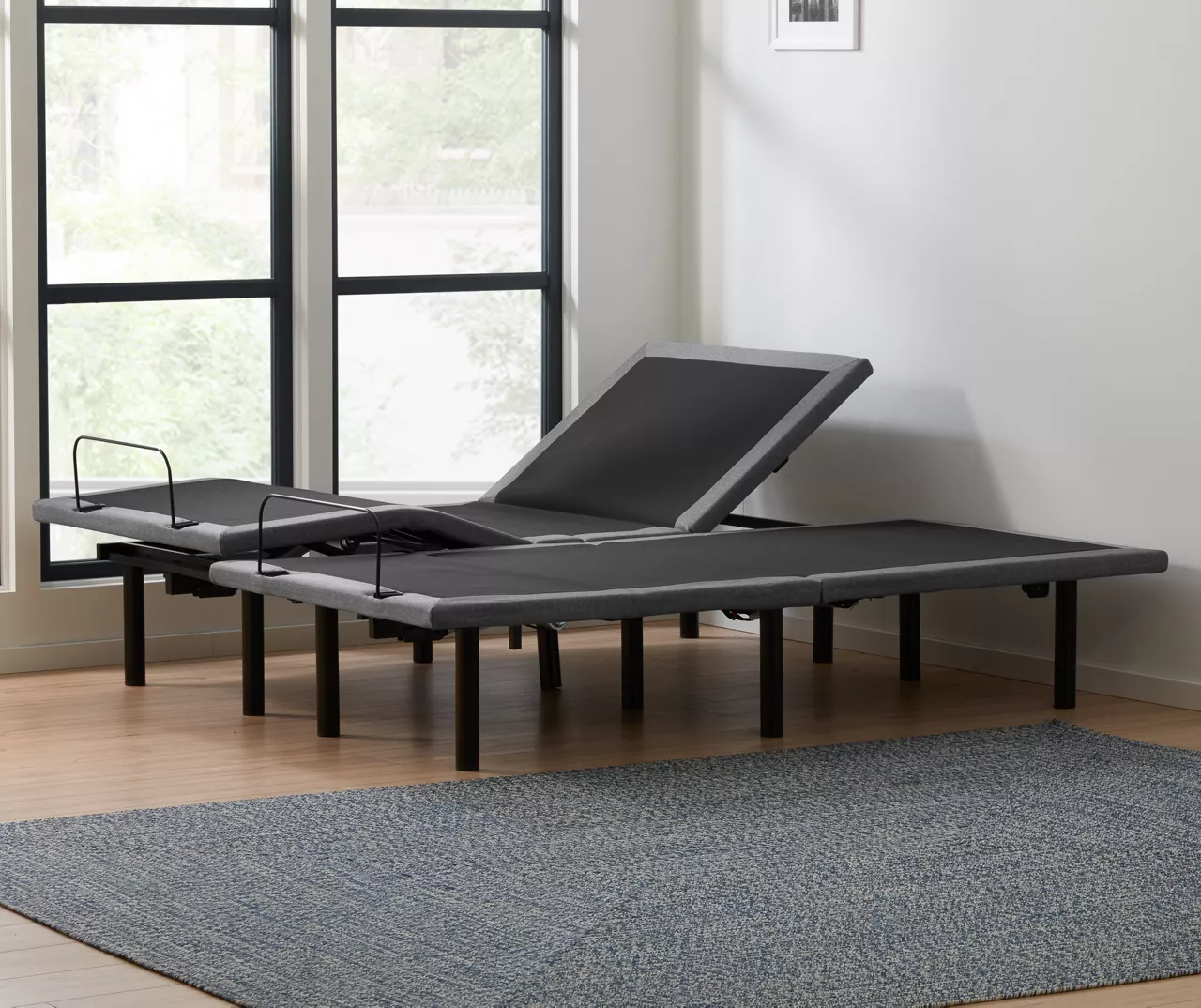 10" Split King Medium Memory Foam Mattress & Adjustable Bed Base Set - Image 3