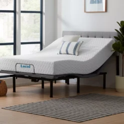 10" Full Medium Memory Foam Mattress & Adjustable Bed Base Set