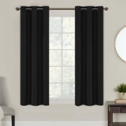 Eclipse Powell Blackout Grommet Curtain Panel Pair